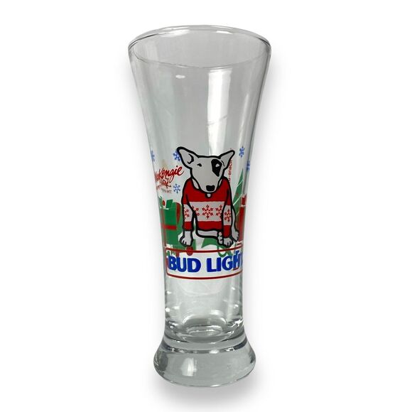 Bud Light Vintage Christmas Spuds Mackenzie Tall‎ Beer Glass Vintage MUGS - Picture 5 of 7